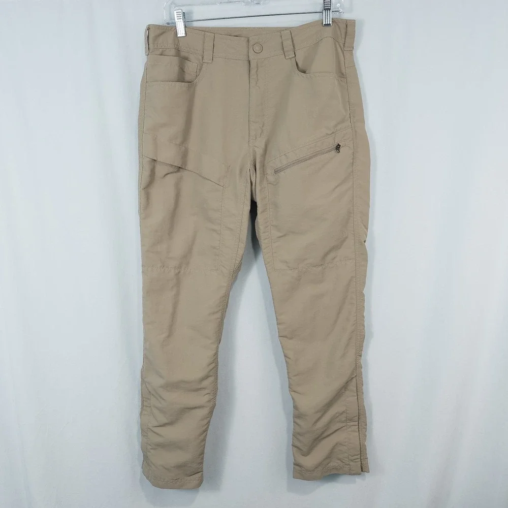 The North Face Paramount Trail Pants Mens 32 Short Dune Beige Slim Fit Nylon